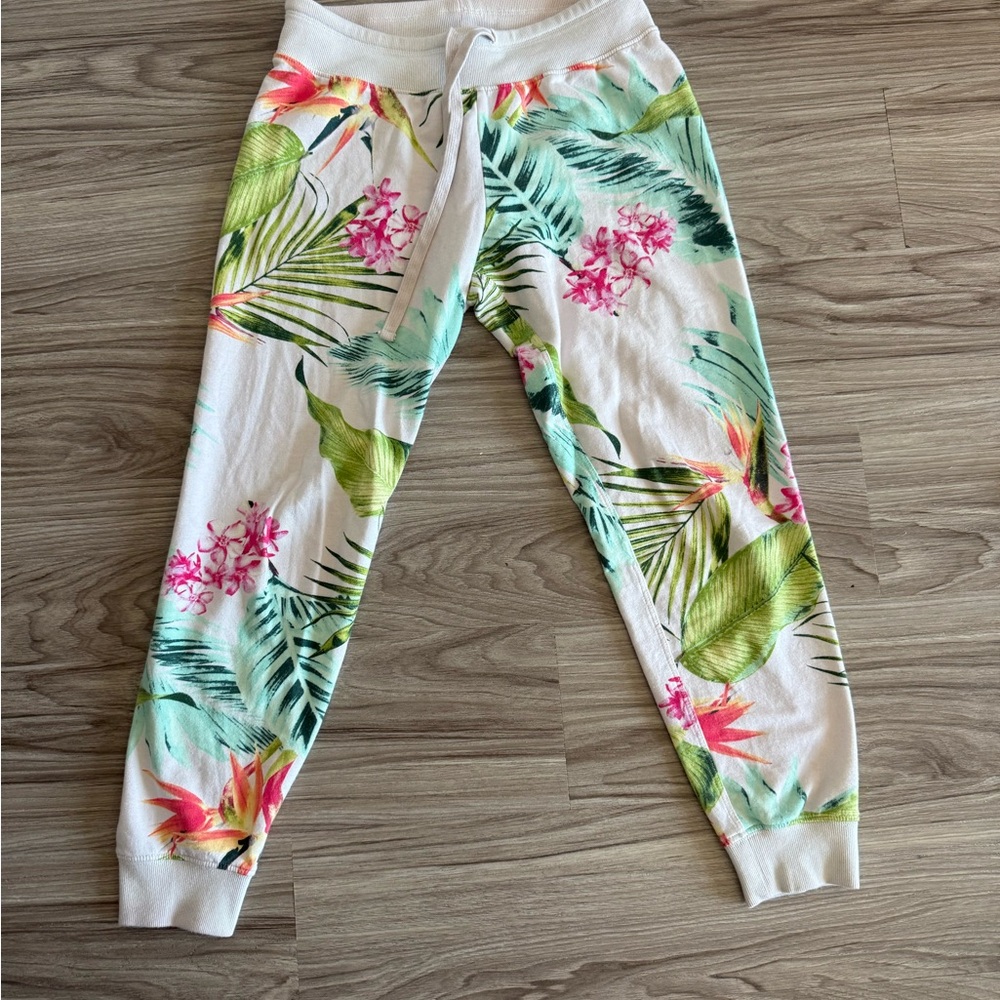 Spiritual Gangster Tropical Print Joggers
